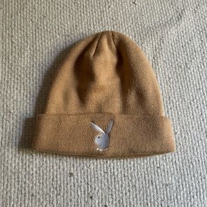 Playboy PacSun Beige Tan Beanie